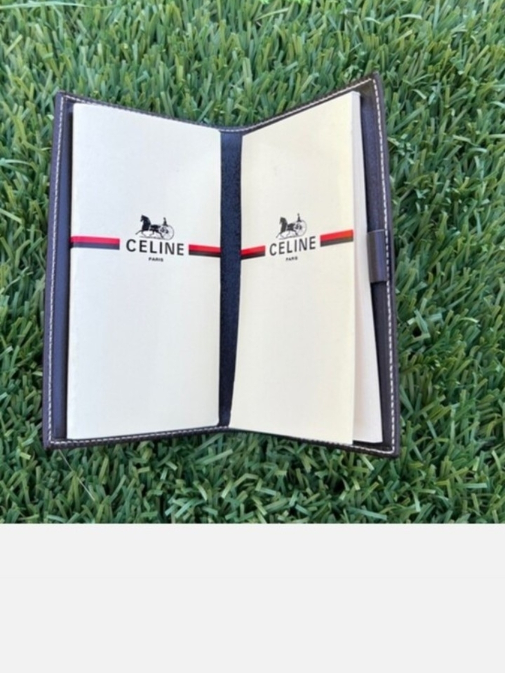 Celine Vintage Address Book/Notebook Signature Canvas & Leather Stunning Condit - Picture 2 of 5